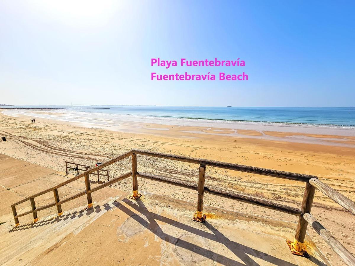 Oceanfront Duplex With A Rooftop Pool And Terrace El Puerto de Santa María Exteriör bild
