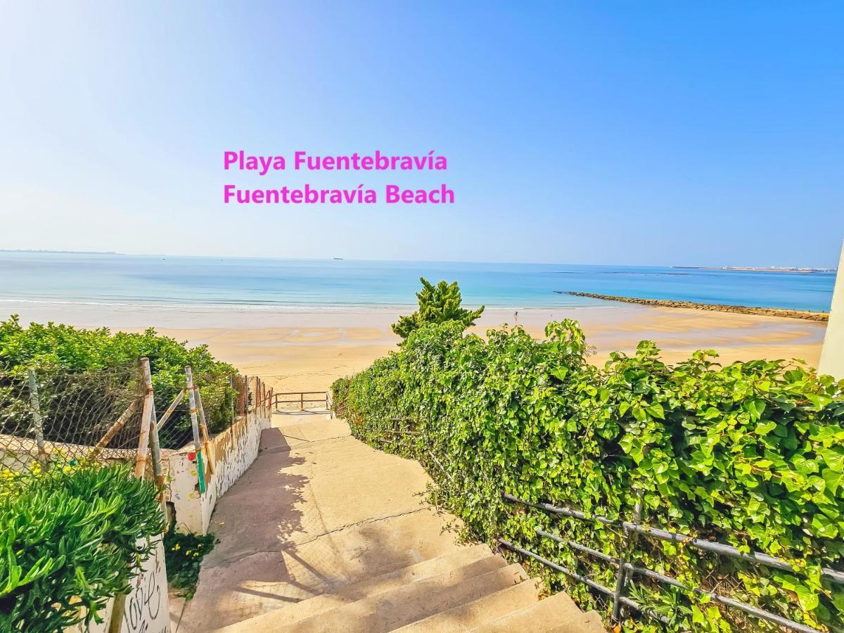 Oceanfront Duplex With A Rooftop Pool And Terrace El Puerto de Santa María Exteriör bild